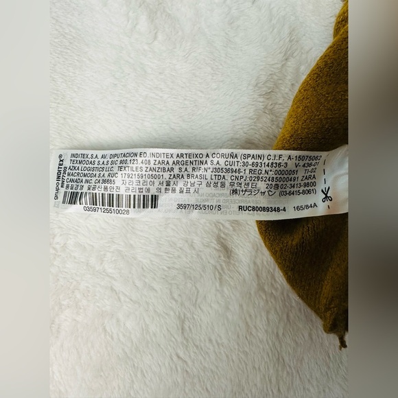 Zara Cropped Seam Detail Sweatshirt Size Small - Picture 10 of 11